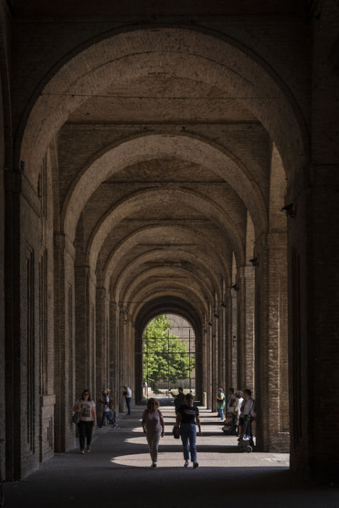 Parma, 8/06/2019: Parma downtown, Palazzo della Pilotta (Pilotta Palace).