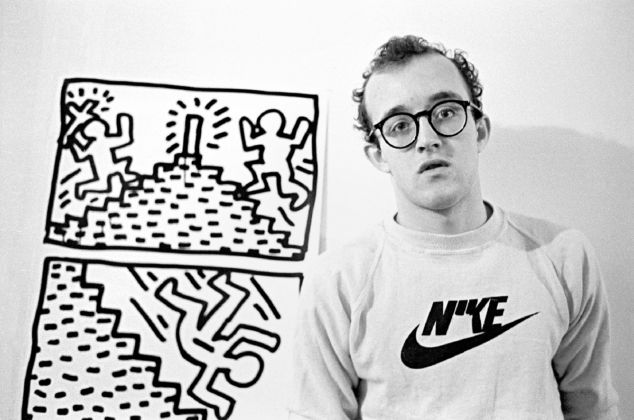 Portrait Keith Haring, Drawing Series January 1982 © Joseph Szkodzinski 2019