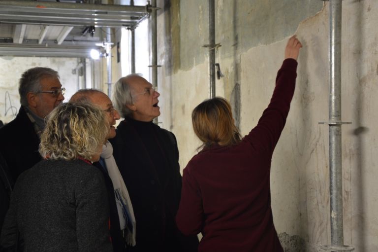 Prof. Mourou in visita alla Sala delle Asse 1