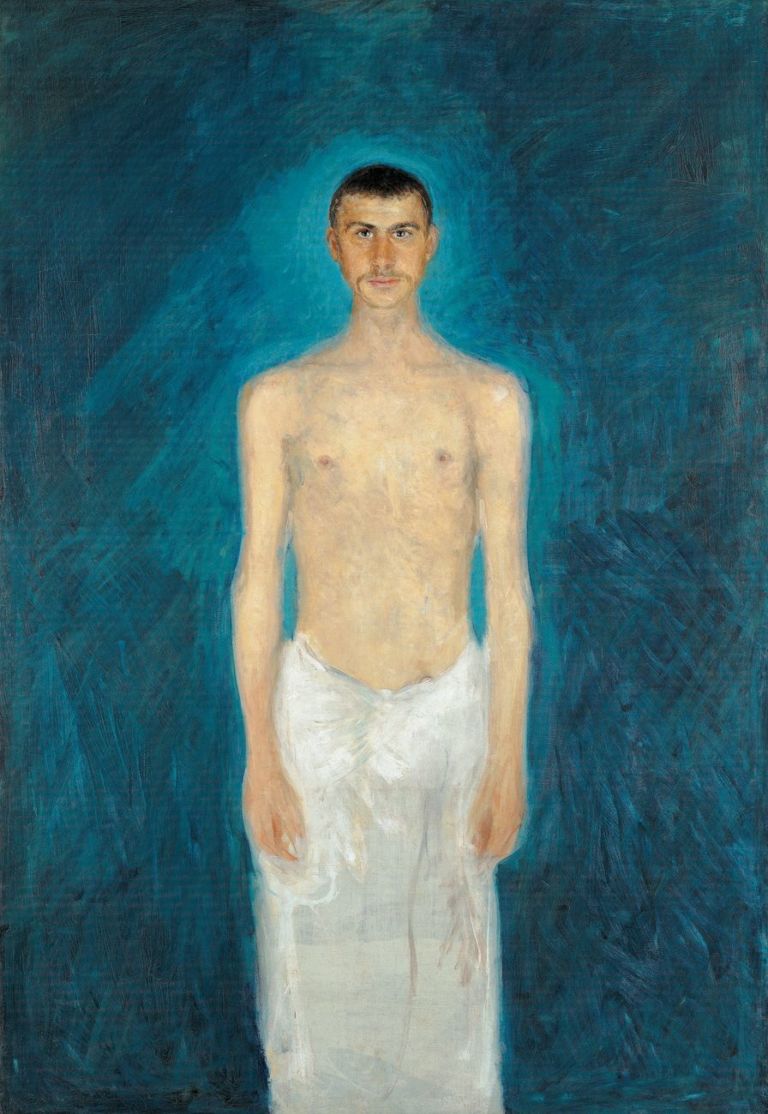 Richard Gerstl, Selbstbildnis als Halbakt, 1902 04. Leopold Museum, Vienna. Photo Leopold Museum, Vienna Manfred Thumberger