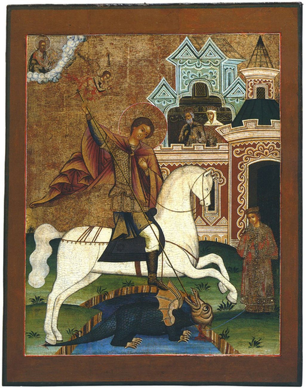 San Giorgio e il drago, Russia settentrionale, secondo quarto metà del XIX sec. Collezione Intesa Sanpaolo