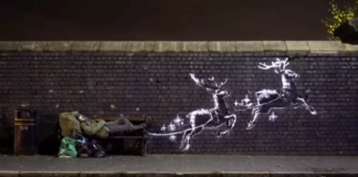 La nuova opera di Banksy a Birmingham - still video - dal profilo Instagram di Banksy
