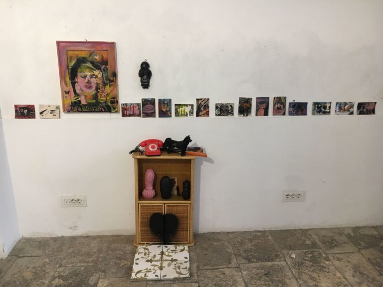 Silvia Argiolas. You can’t make an omelet without breaking some eggs. Exhibition view at Microba, Bari 2019