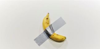 Sopra, Maurizio Cattelan _ sotto, Wilfredo Prieto