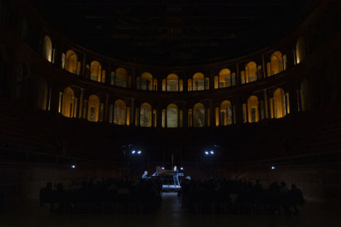 Parma, 09/10/2019: Teatro Farnese.Traiettorie XXIX rassegna internaz. Markus Stockhausen e Florian Weber.