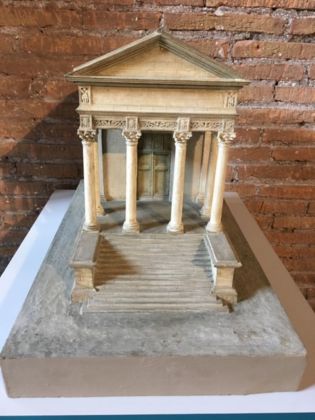 Tempio detto di Minerva a Tebessa (Algeria). Civis Civitas Civilitas, Mercati di Traiano, Roma 2019