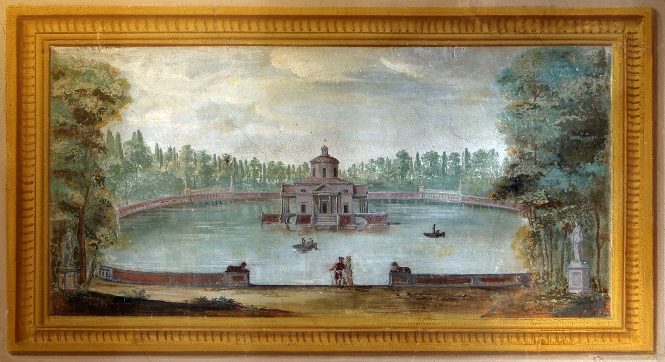 Un dipinto di Luigi Mulinelli conservato nella Palazzina Reale delle Cascine di Firenze