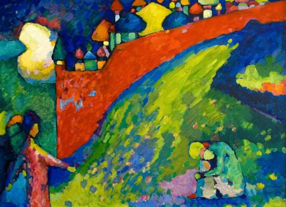 Vasilij Kandinskij, Destino (Muro rosso), 1909. The Astrakhan State Art Gallery n.a. P.M. Dogadina