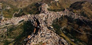 Veduta aerea di Centuripe
