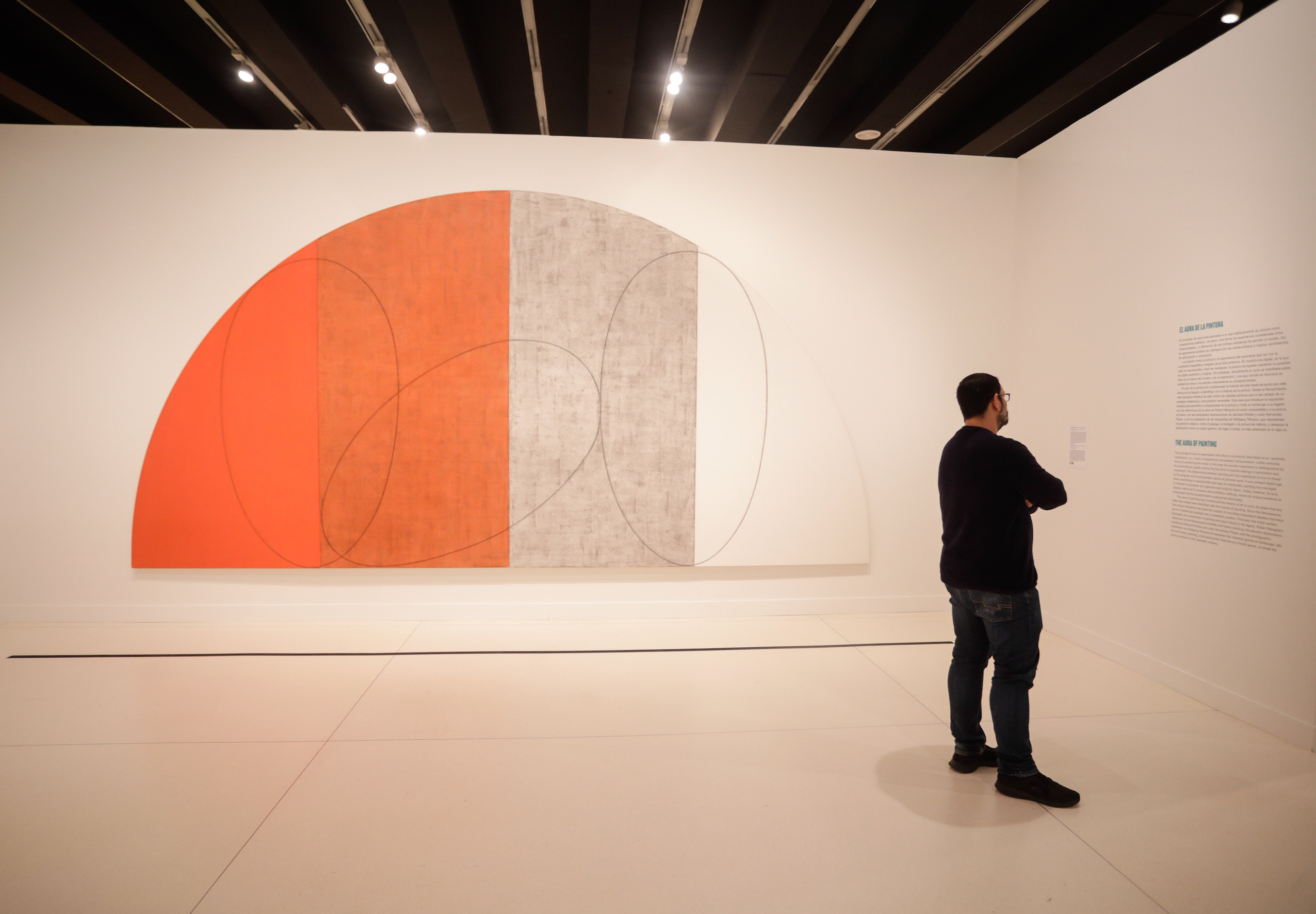 La pittura, una sfida permanente. Caixaforum Madrid, Vista di una sala