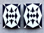 SETUP 2020 Vincenzo Marsiglia GEOMETRIES Acrilico su tessuto 24x18cm cad 2014 2015