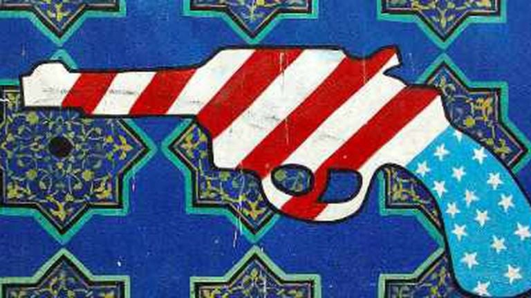 Un graffito antiamericano a Tehran © Phillip Maiwald/Wikicommons
