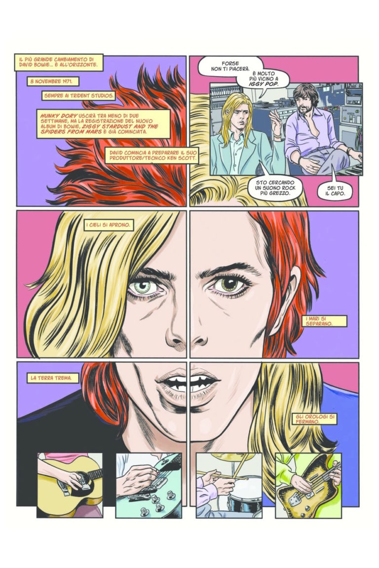 Ecco il fumetto che racconta la vita di David Bowie. Le immagini