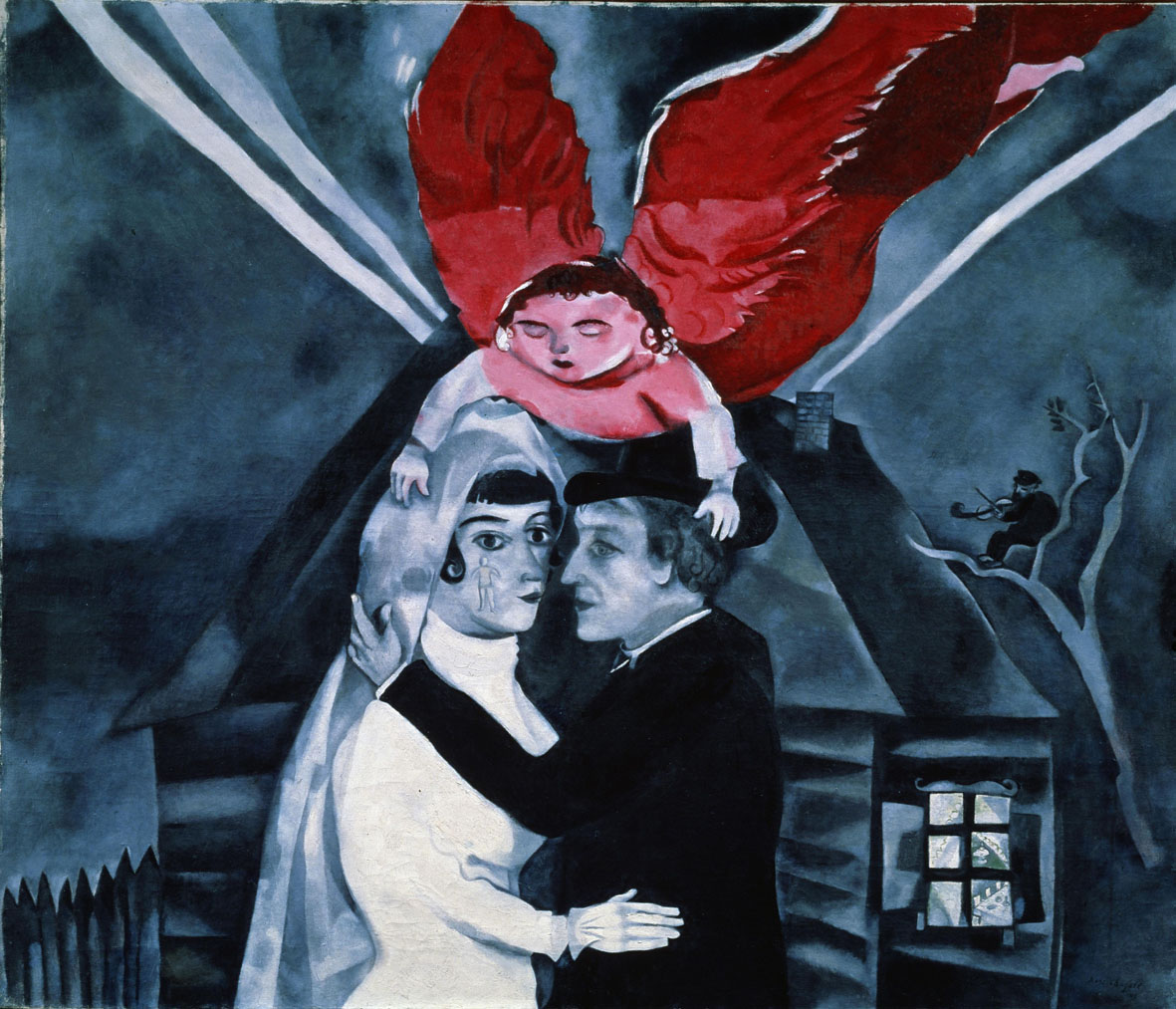Marc Chagall, Il Matrimonio, 1918, Mosca, Tretyakov Gallery © Chagall ®, by SIAE 2019