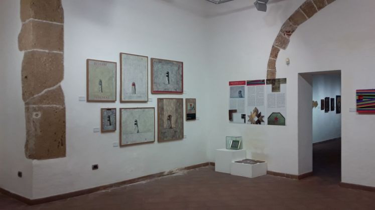 Aldo Contini. Le alchimie della ragione 1959 2009. Exhibition view at Pinacoteca Carlo Contini, Oristano 2019.