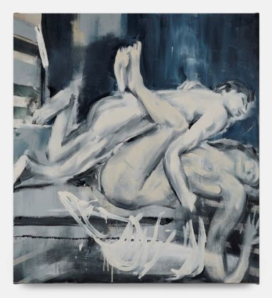Alessandro Scarabello, Swan, 2018, oil on canvas, cm 100x91, courtesy The Gallery Apart Rome
