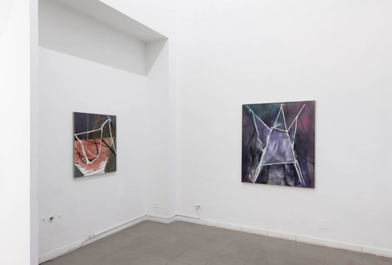 Alessandro Scarabello. I Still Paint (Recent Works 2017–2019). Exhibition view at The Gallery Apart, Roma 2020. Courtesy The Gallery Apart, Roma. Photo Giorgio Benni