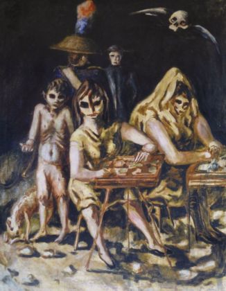 Carlo Levi, Scena allegorica, 1947, olio su tela, 92x73 cm. Roma, Fondazione Carlo Levi