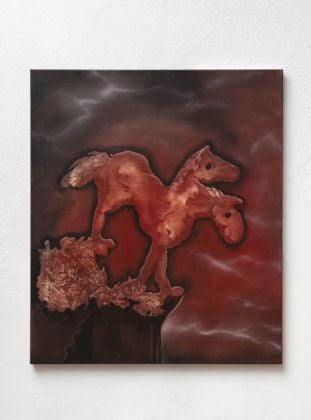 Diego Gualandris, Annamaria, 2019, olio su tela, 70x60 cm