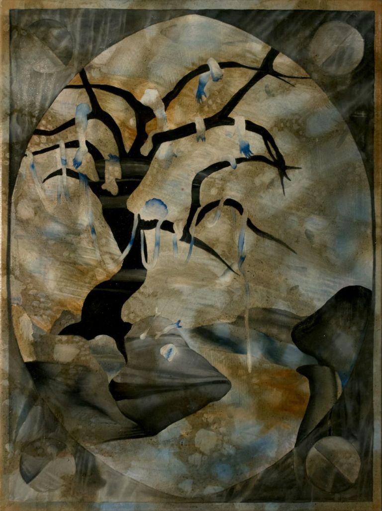Diego Gualandris, Nocino, 2017, olio su tela, 80x60 cm