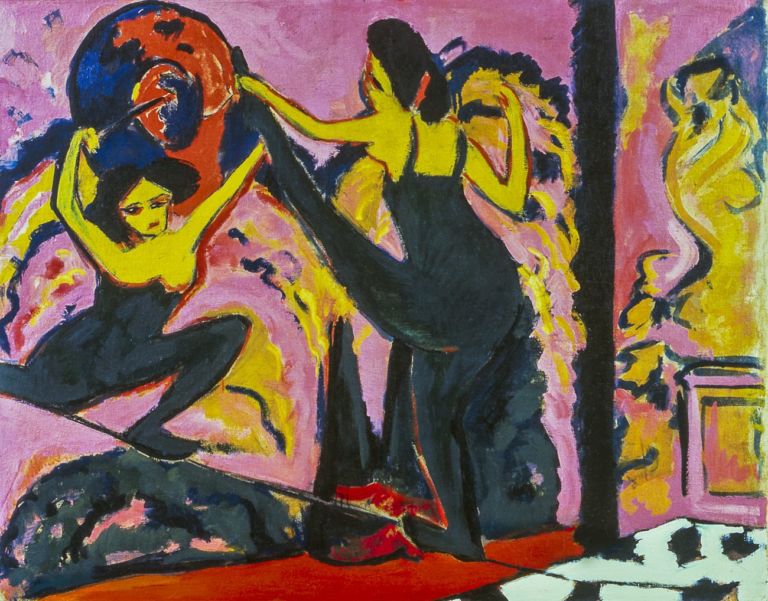 Ernst Ludwig Kirchner, Tightrope Walk, 1908 10. Neue Galerie, New York