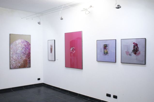 Fiori d'artificio, Arias Glez, installation view at Burning Giraffe Art Gallery, Torino 2019