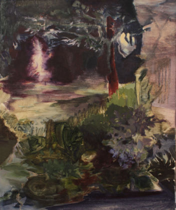 Alice Faloretti, Fulgido, 2019, olio su tela 30x25cm