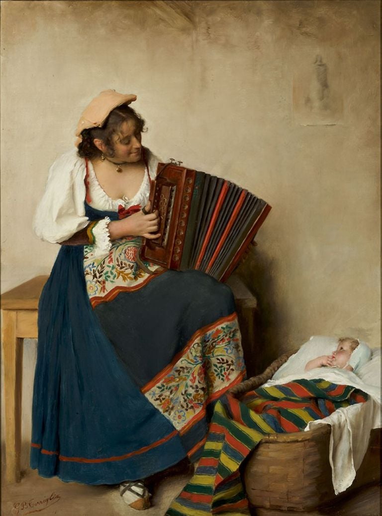 Giovanni Battista Torriglia, Madre col bambino. Collezione privata