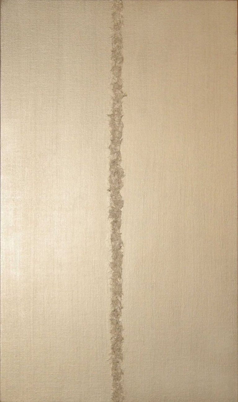 Giuseppe Tubi, Autoritratto DNA (a Barnett Newman) II, 2008 18. Courtesy Galleria del Mascherino