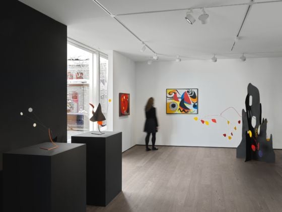 Installation view, ‘Calder’ at Hauser & Wirth St. Moritz, until 9 February 2020. © 2019 Calder Foundation, New York / Artists Rights Society (ARS), New York / ProLitteris, Zurich. Courtesy the Foundation and Hauser & Wirth