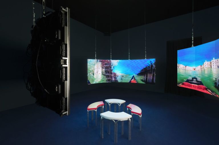 Hito Steyerl, Leonardo’s Submarine, 2019. Courtesy Andrew Kreps Gallery