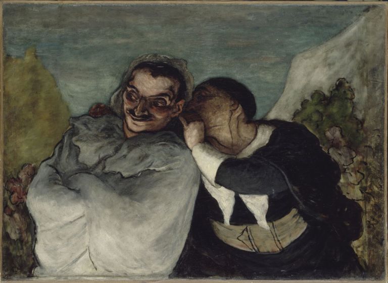 Honoré Daumier, Crispin et Scapin, 1864 ca.