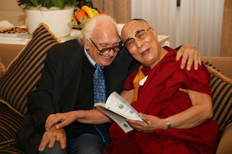 Incontro tra Marco Pannella e il Dalai Lama, 15 dicembre 2014