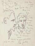 Jean Cocteau, Lettera, 1959. Collezione Vanni e Alina Scheiwiller, Milano