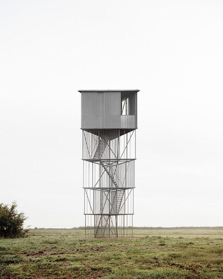 Johansen Skovsted Arkitekter, Tower, Tipperne bird sanctuary. Photo Rasmus Norlander