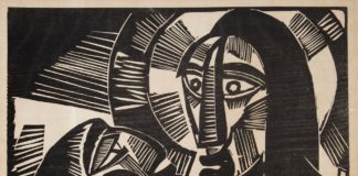 Karl Schmidt Rottluff, Christus und Judas, 1918, xilografia. Musei Vaticani, Collezione d’Arte Contemporanea. Photo © Governatorato SCV, Direzione dei Musei e dei Beni Culturali