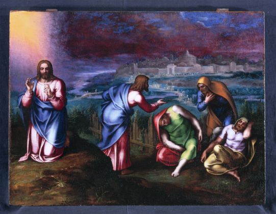 Marcello Venusti, L’Orazione nell’orto, 1560 70, olio su tavola, cm 53x71. Spoleto, The Marignoli di Montecorona Foundation