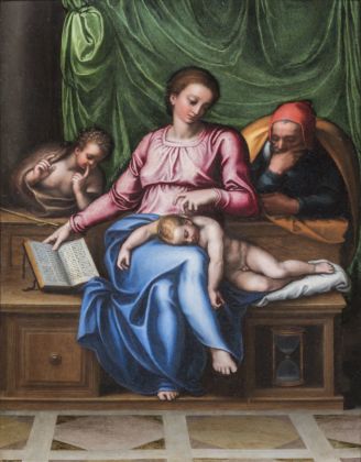 Marcello Venusti, Madonna del silenzio, 1580-90, olio su tavola, cm 40x28. Roma, Gallerie Nazionali Barberini Corsini