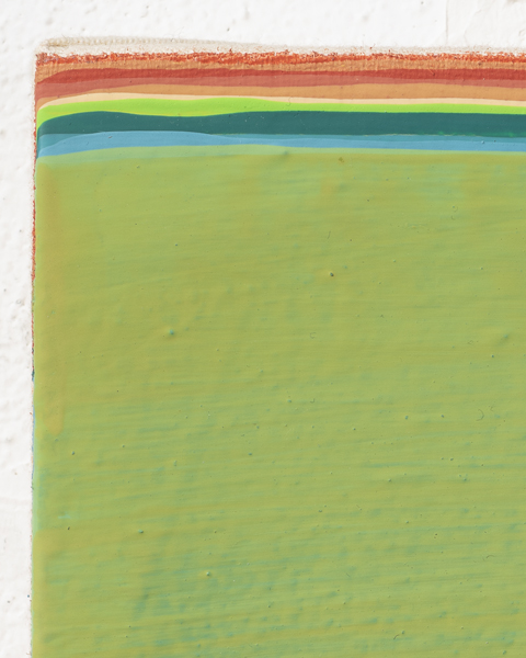 Maria Morganti, Sedimentazione 2018 N. 6 (dettaglio), 2018, olio su tela, cm 18 x 16