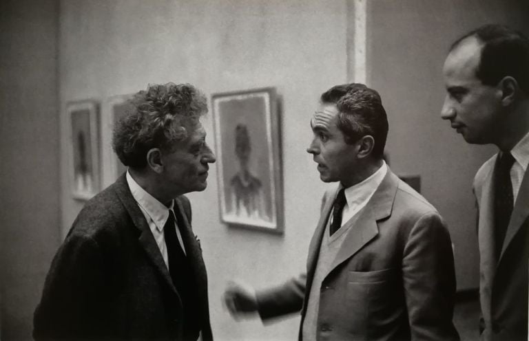 Mario Dondero, Alberto Giacometti alla Biennale di Venezia, 1962