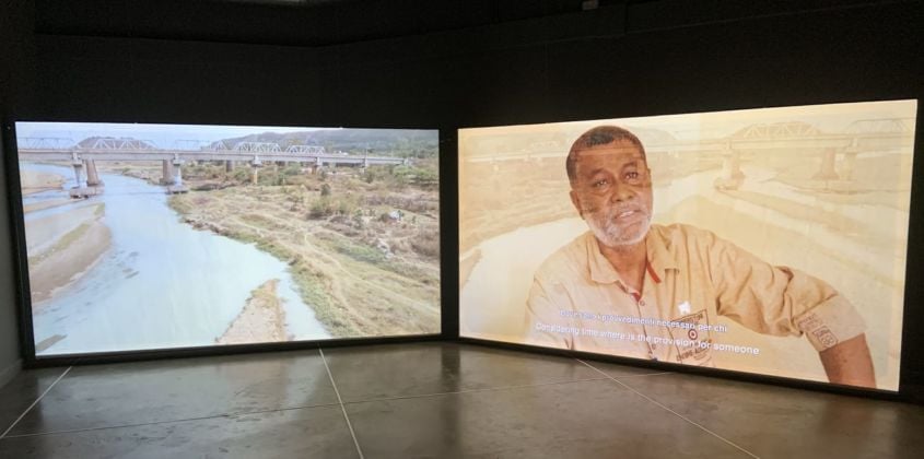 Navjot Altaf, Soul Breath Wind, 2014 18, exhibition view at PAV, Torino 2019