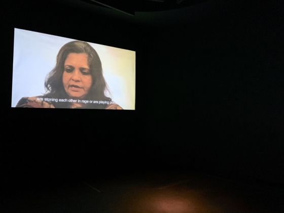 Navjot Altaf, Trail of Impunity, 2014, exhibition view at PAV, Torino 2019