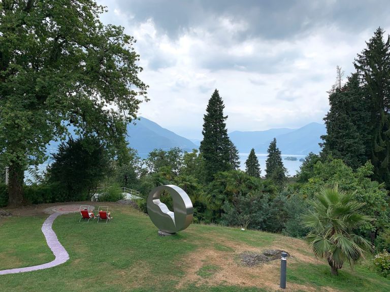 Parco del Monte Verità, vista sul lago. Photo Claudia Zanfi