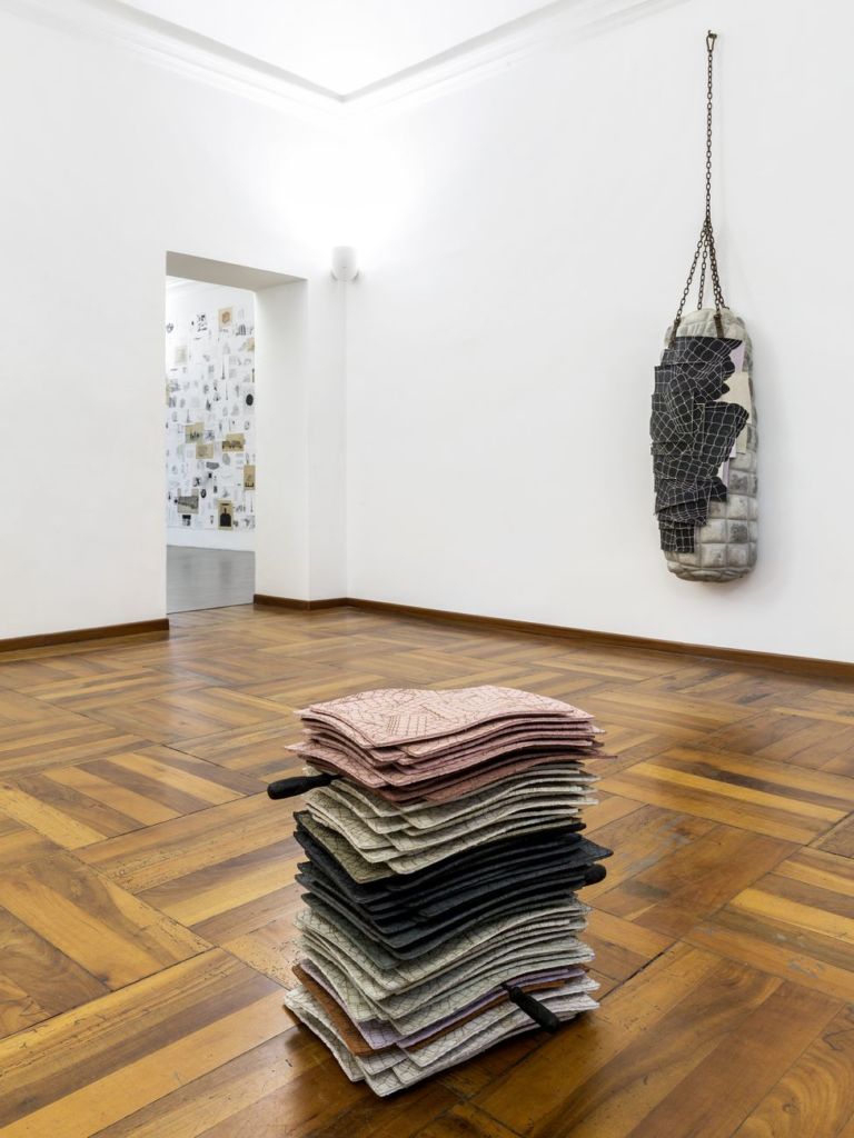 Perino & Vele. 'O databàs. Exhibition view at Alberto Peola Arte Contemporanea, Torino 2019. Photo © Beppe Giardino