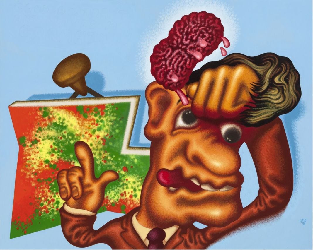 Peter Saul, Art Appreciation, 2016 © Peter Saul. Private collection. Courtesy Michael Werner Gallery, New York London