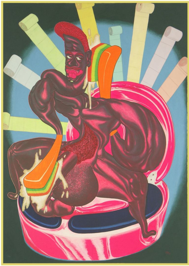 Peter Saul, La twalette, 1969. Collection [mac] musée d’art contemporain, Marseille © Peter Saul. Photo Jean-Christophe Lett. Courtesy [mac]