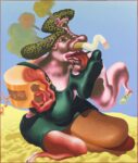Peter Saul, Woman Smoking, 1984. Collection musée de l’Abbaye Sainte-Croix, les Sables d’Olonne © Peter Saul. Photo Hugo Maertens