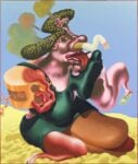 Peter Saul, Woman Smoking, 1984. Collection musée de l’Abbaye Sainte-Croix, les Sables d’Olonne © Peter Saul. Photo Hugo Maertens