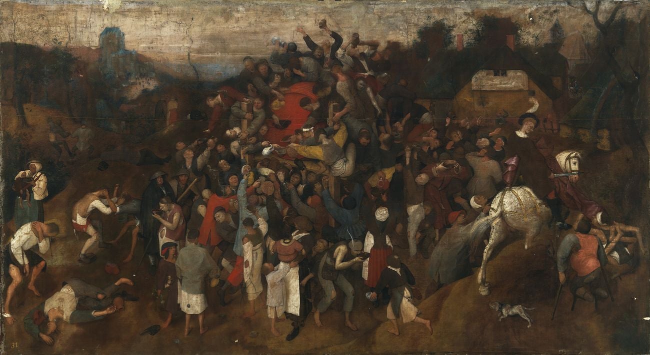 Pieter Bruegel il Vecchio, Festa di san Martino, 1565 68 ca. Museo del Prado, Madrid