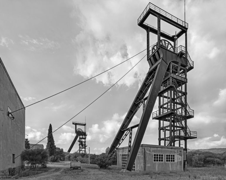 Pino Musi, Sulcis, Carbonia, miniera di Serbariu